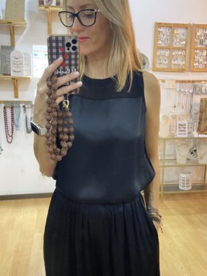 Blusa satinada