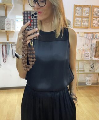 Blusa satinada
